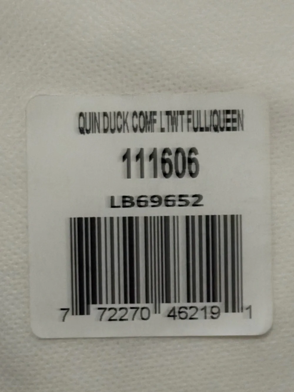 NEW Lightweight Premium Down Duvet Insert - White Full/Queen